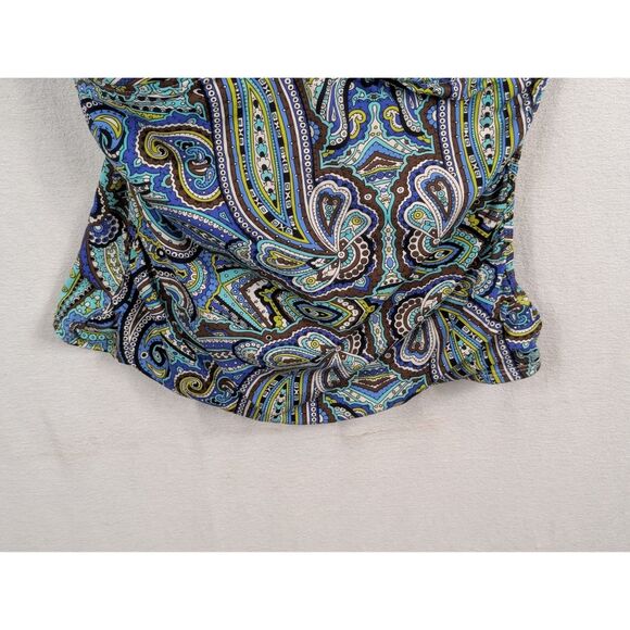 Tommy Bahama Paisley Print Tankini Swim Top Women's Size Medium - Picture 4 of 11